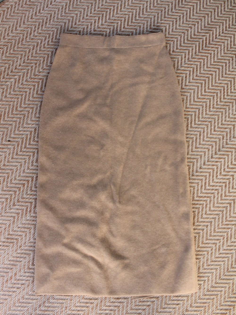 Babaton Brown Tan Pencil Skirt